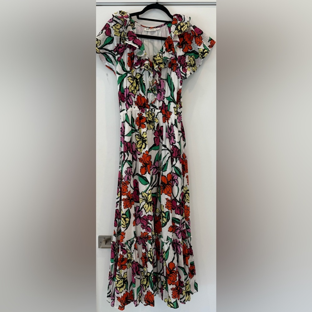 Roller Rabbit Floral Sleeveless Dress with Multicolor Design